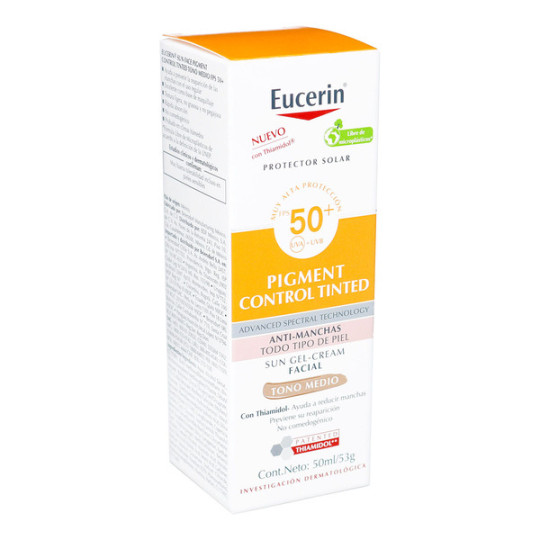 EUCERIN SOLAR FPS50 TONO MEDIO 50ML(PAE)          