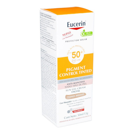 EUCERIN SOLAR FPS50 TONO MEDIO 50ML(PAE)          