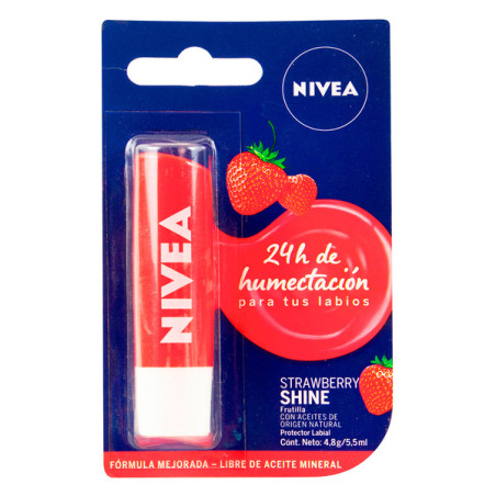 PROT.LABIAL NIVEA LIP CARE FRESA                  