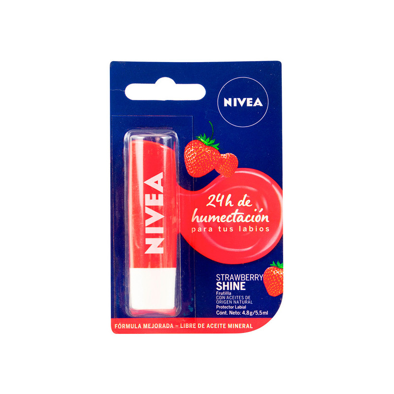 PROT.LABIAL NIVEA LIP CARE FRESA                  