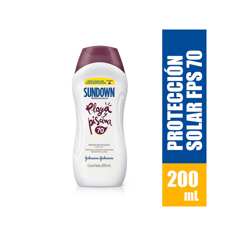 BLOQ.SUNDO FPS 70 PLAYA Y PISCINA 200 ML