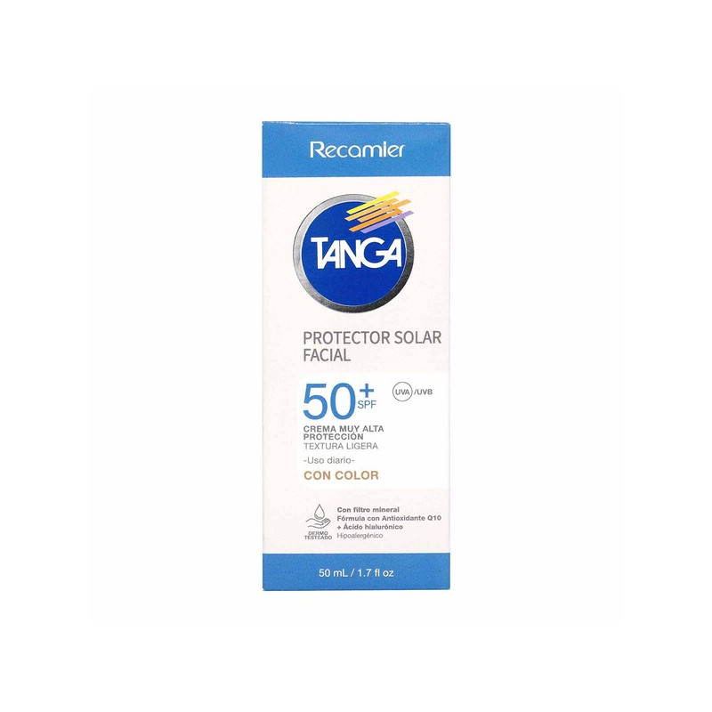 BLOQ.FACIAL TANGA SPF 50 COLOR 50 ML