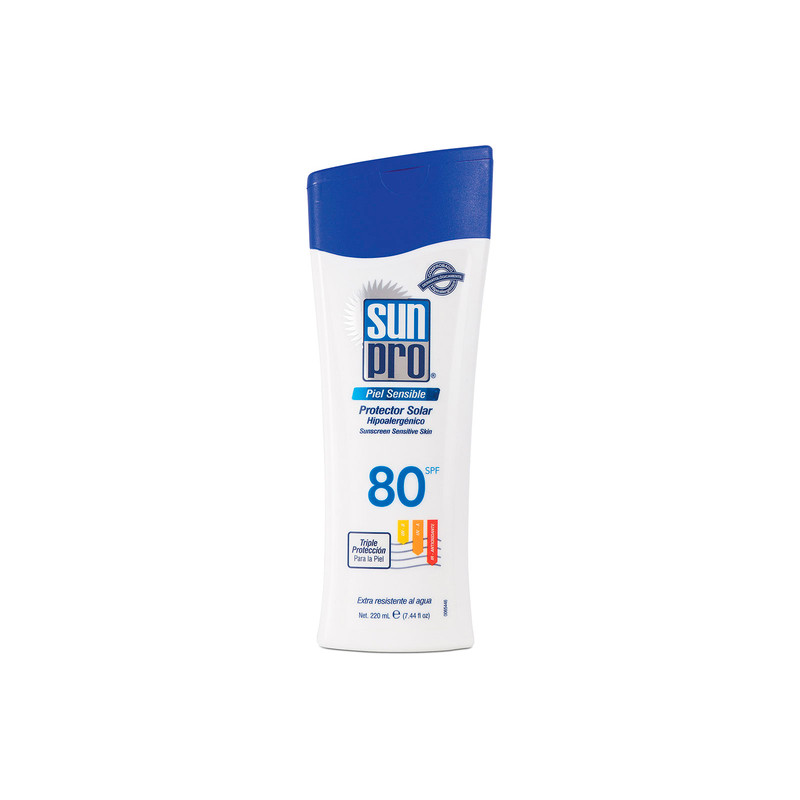 BLOQ.SUN PRO PIEL SENS.SPF 80 220 ML