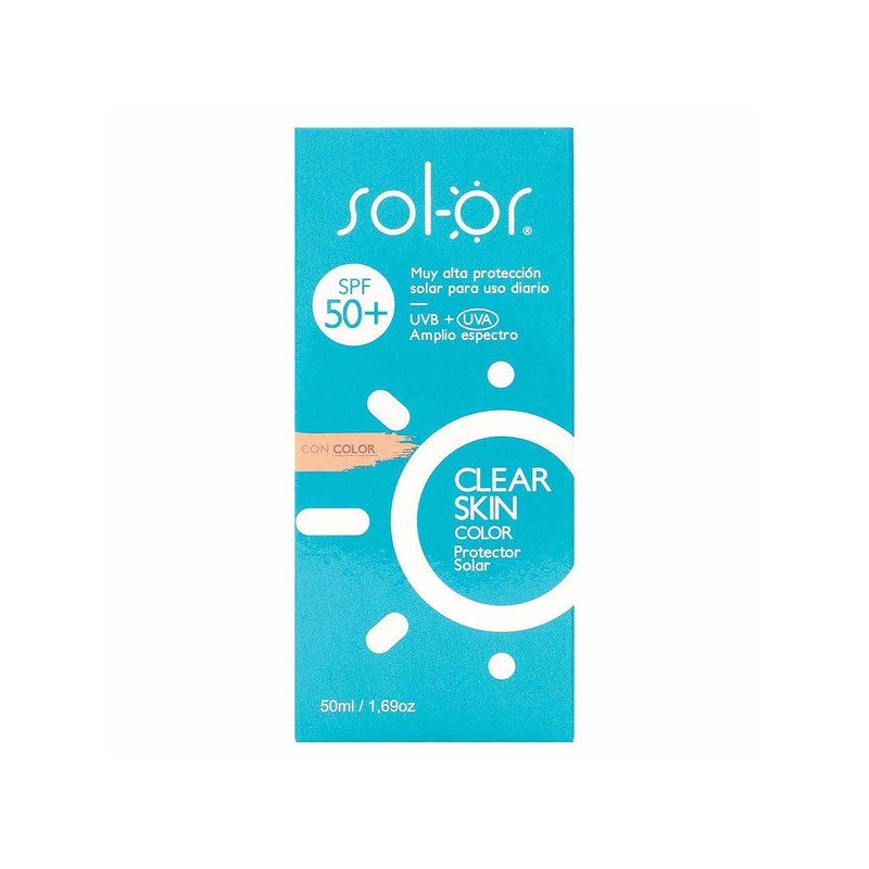 PROT SOL-OR CLEAR SK. COLOR SPF50  50ML