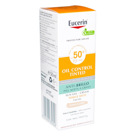 PROT.SOL.EUCERIN OIL SECO TONO CLA 50ML