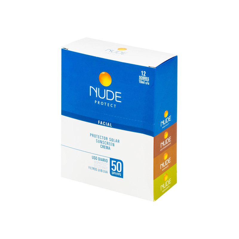 PROTECT NUDE FACIAL SPF50 12 SOBRE 10 ML