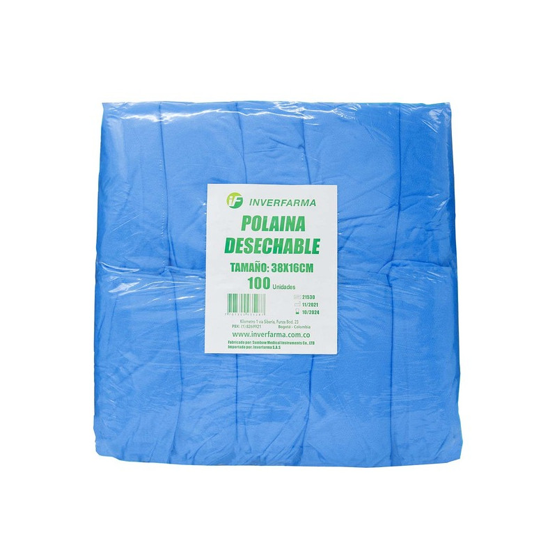 POLAINA DESECHABLE 100 UND(50P)INVERFARM