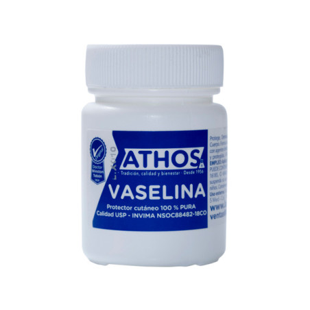 VASELINA BLANCA 60 GR 6 UND ATHOS