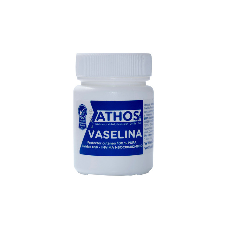 VASELINA BLANCA 60 GR 6 UND ATHOS