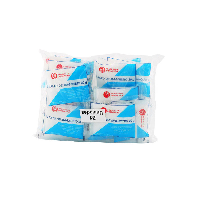 SULFATO DE MAGNESIO 20 GR 24 SBS DROGAM