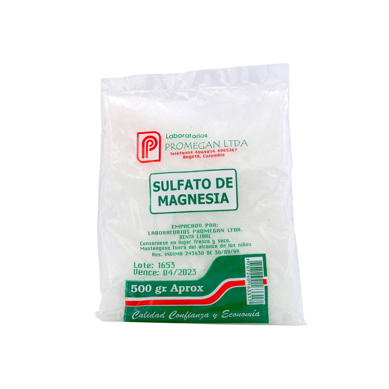 SULFATO DE MAGNESIA 500 GR PROMEGAN