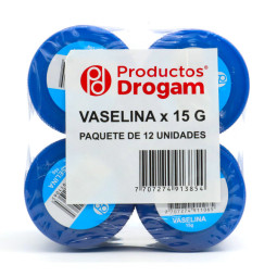 VASELINA DROGAM 15 GR 12 UND
