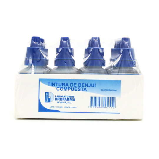 TINTURA DE BENJUI 20 ML 12 UND DROFARMA