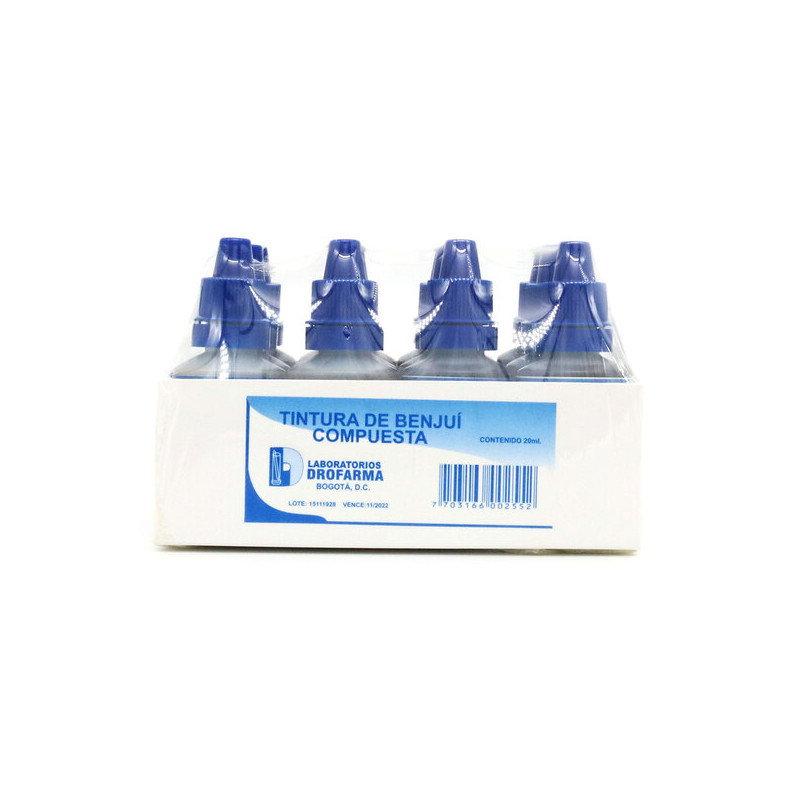 TINTURA DE BENJUI 20 ML 12 UND DROFARMA