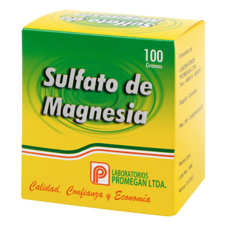 SULFATO DE MAGNESIA 100 GR PROMEGAN