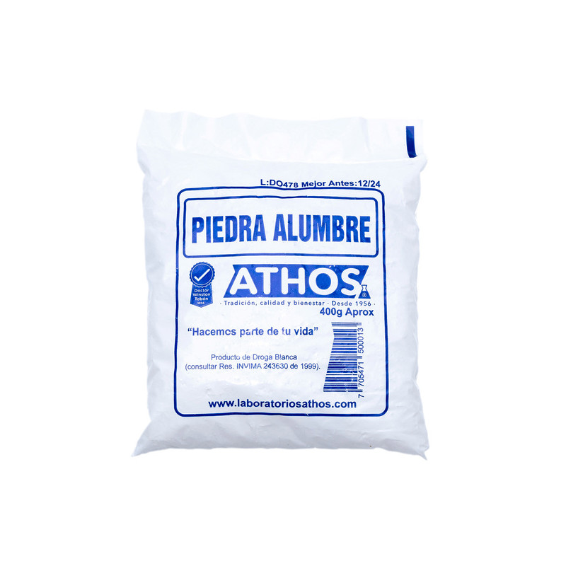 PIEDRA ALUMBRE 400 GR ATHOS
