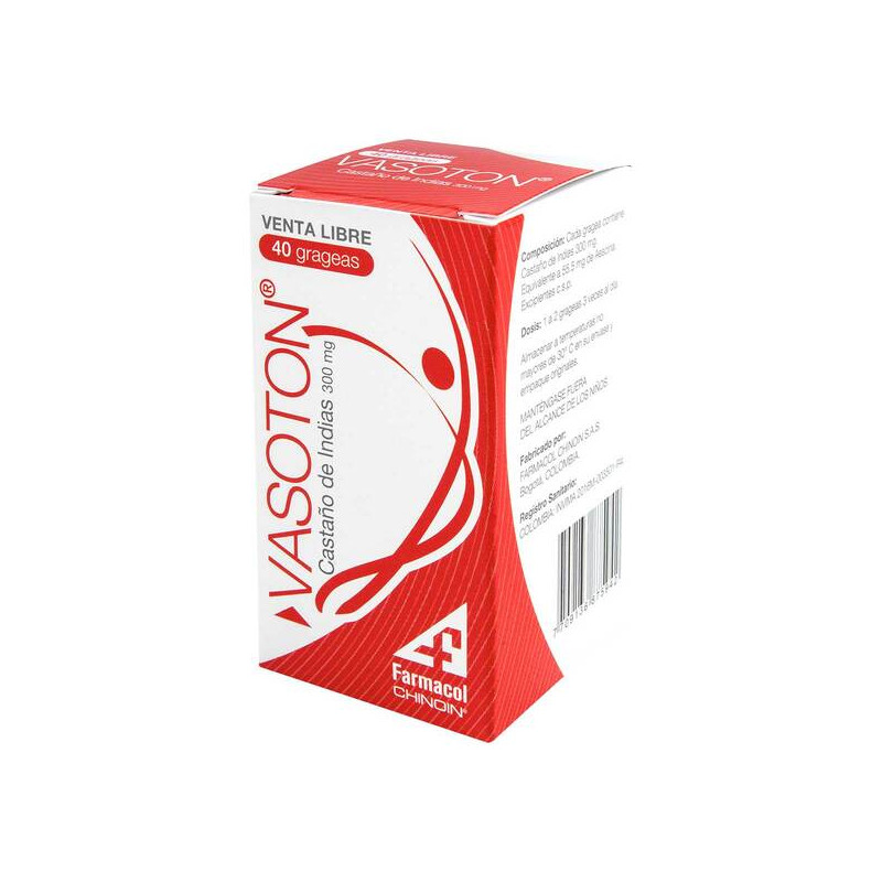 VASOTON 40 TABLETAS