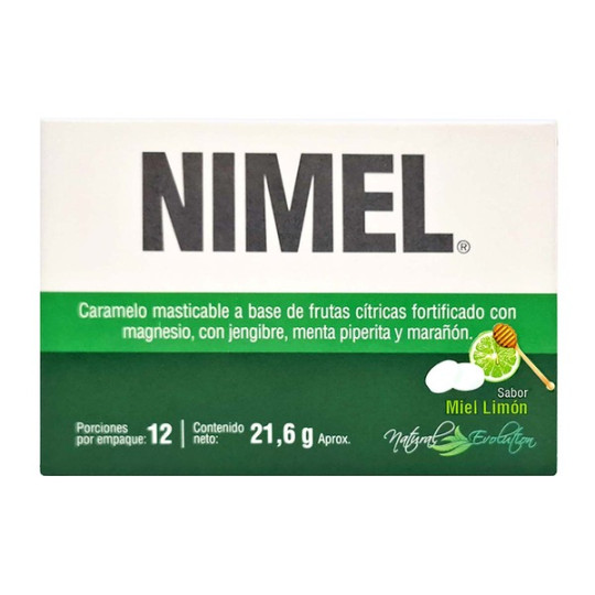 (+) NIMEL MIEL LIMON 12 TBS MASTICABLES ICOM          