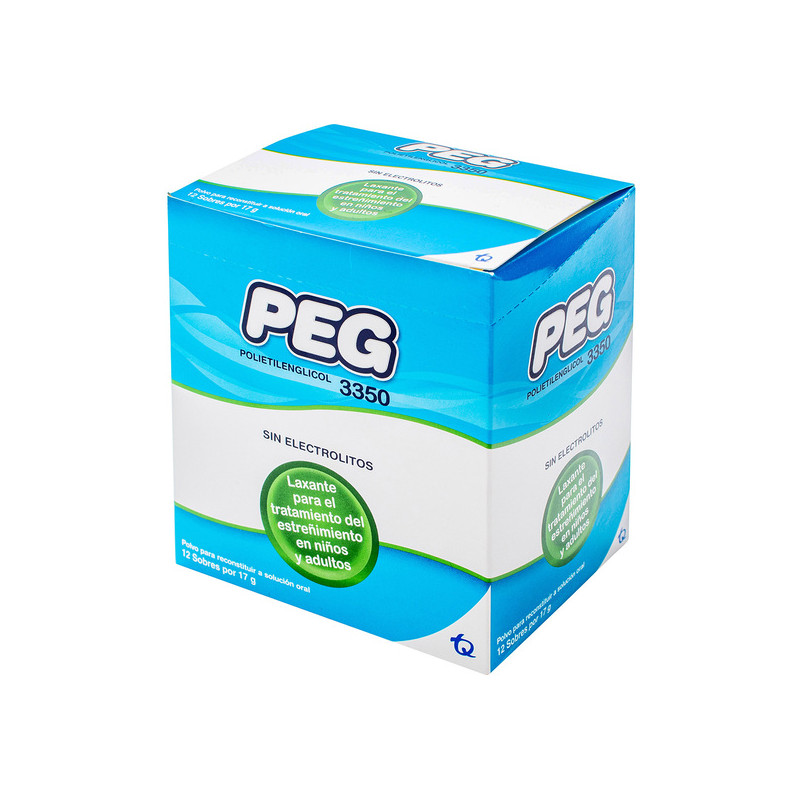 PEG POLIETILENGLICOL 3350 12 SOBRES