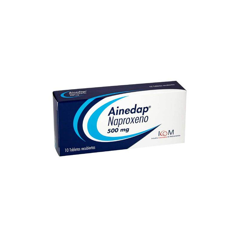 ( ) AINEDAP 500 MG 10 TBS ICOM