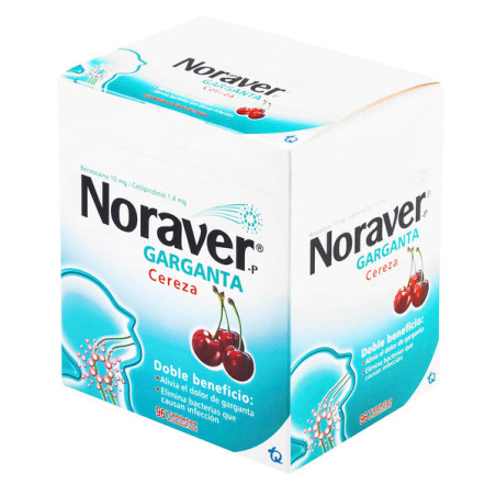 NORAVER CEREZA 96 PASTILLAS(A)
