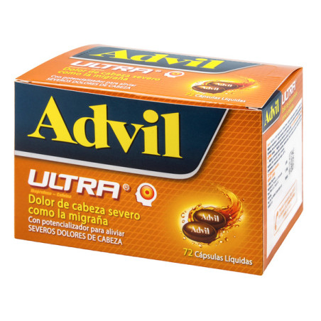 ADVIL ULTRA 72 CAPSULAS