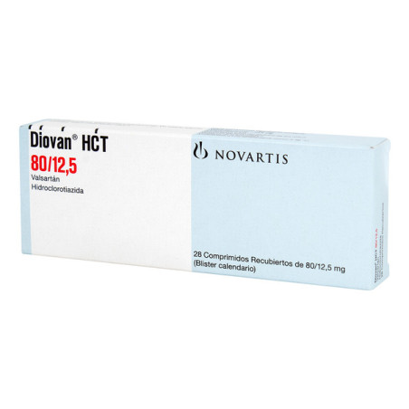 DIOVAN HCT 80/12.5 MG 28 TBS