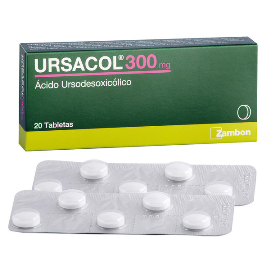 URSACOL 300 MG. 20 TABLETAS