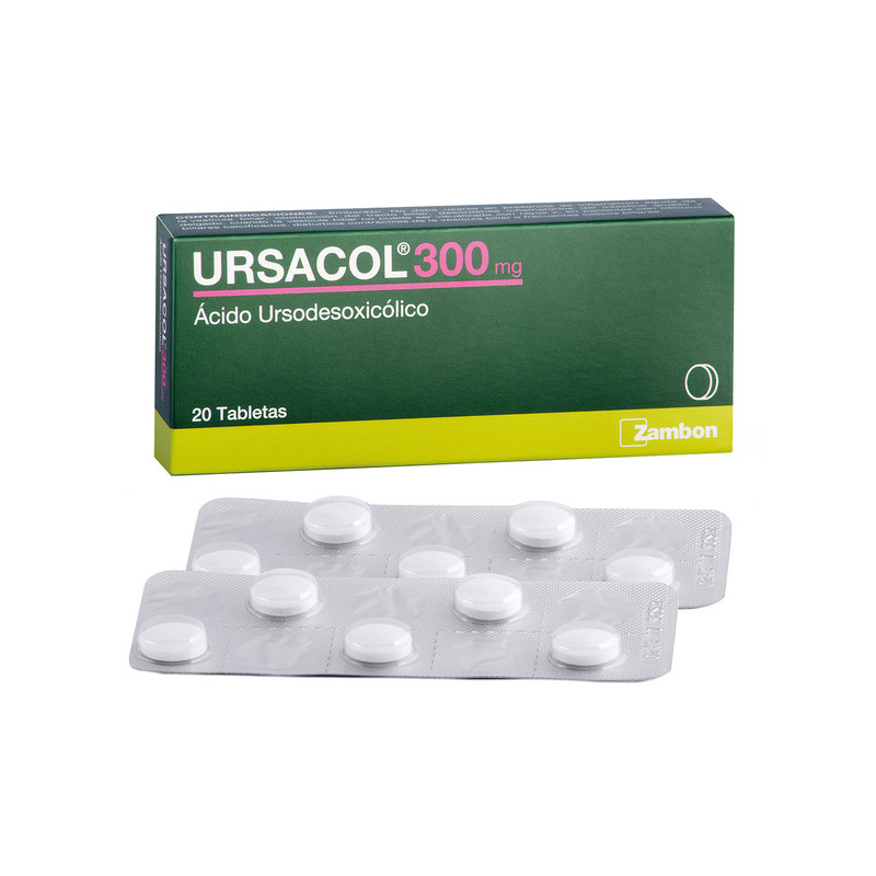 URSACOL 300 MG. 20 TABLETAS