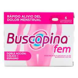 BUSCAPINA FEM 6 TABLETAS