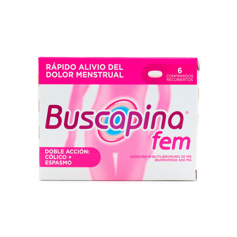 BUSCAPINA FEM 6 TABLETAS