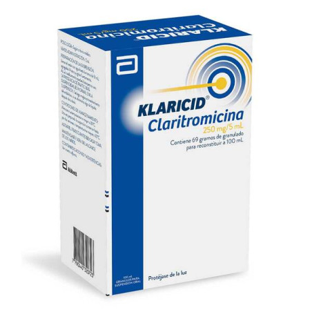 KLARICID 250 MG/5ML SUS.100ML(A(3% (PAE)