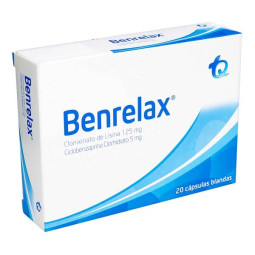 BENRELAX 125 MG   5 MG 20 CAPSULAS