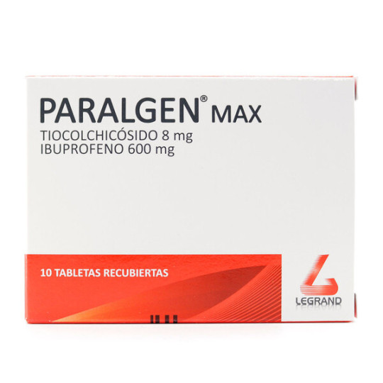( ) PARALGEN MAX 10 TABLETAS                          