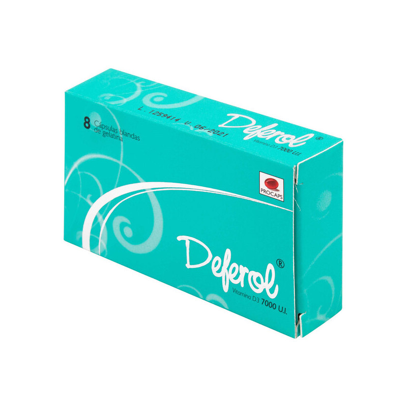 DEFEROL 7000 UI 8 CAPSULAS