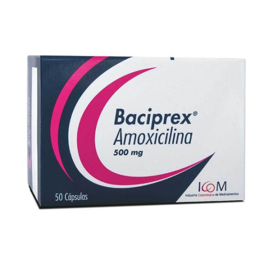 ( ) BACIPREX 500 MG 50 CAP ICOM