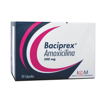 ( ) BACIPREX 500 MG 50 CAP ICOM