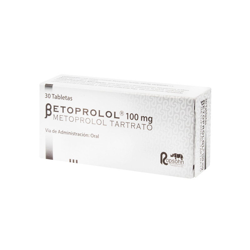 BETOPROLOL 100 MG 30 TABLETAS(M)24360