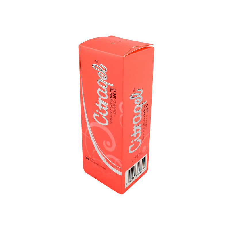 CITRAGEL 1500 MG/200 UI 90 TBS REC.(PAE)