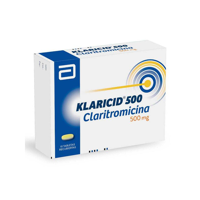 KLARICID 500 MG 10 TBS (3%+)(A)(PAE)