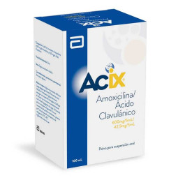 ACIX POLVO SUSP 600MG-42.9MG/5ML 100ML
