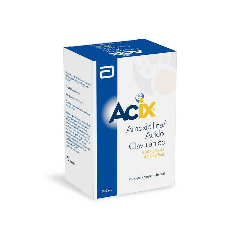 ACIX POLVO SUSP 600MG-42.9MG/5ML 100ML
