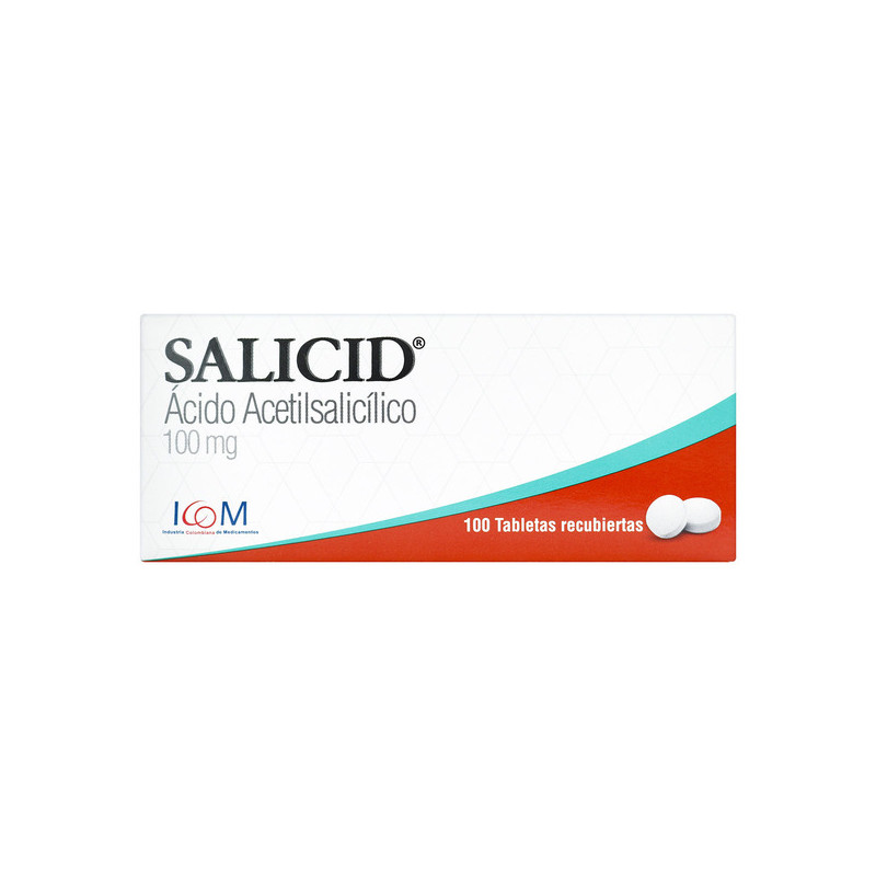 ( ) SALICID 100 MG 100 TBS ICOM MQ