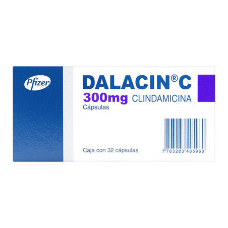DALACIN C 300MG 32 CAPSULAS (PAE)                 