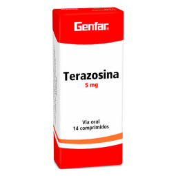 ( ) TERAZOSINA 5 MG 14 TABLETAS GF
