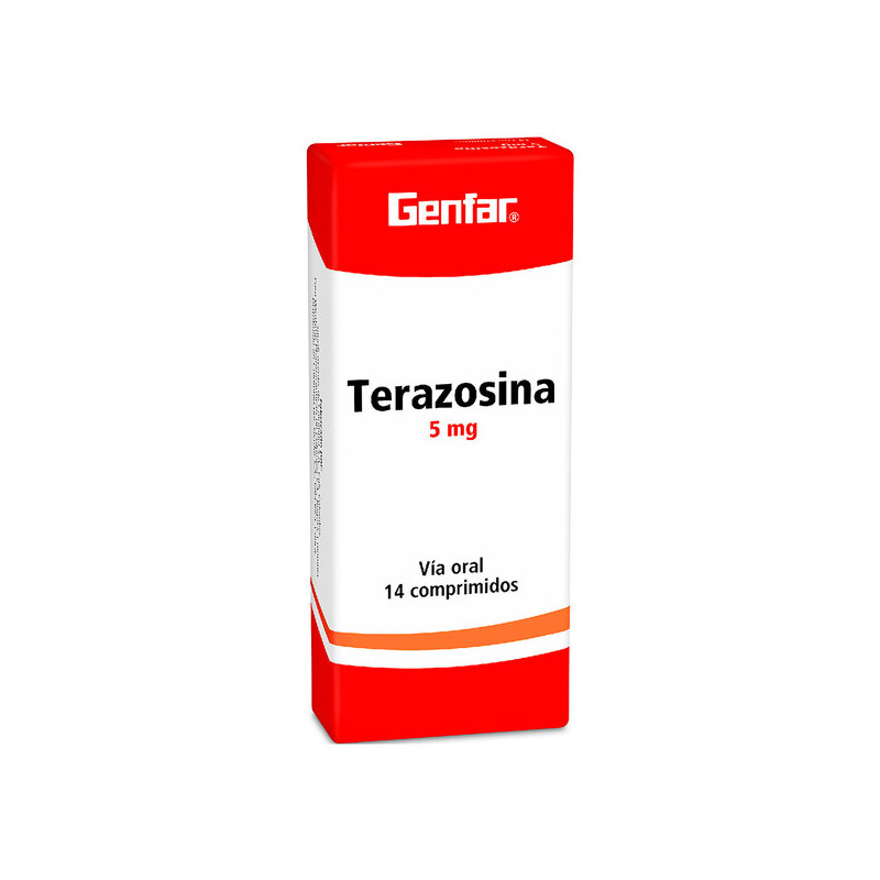 ( ) TERAZOSINA 5 MG 14 TABLETAS GF