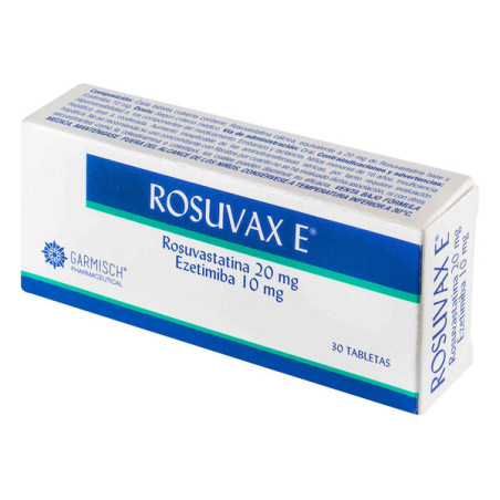 ROSUVAX E 20 MG 30 TABLETAS (PAE)                 