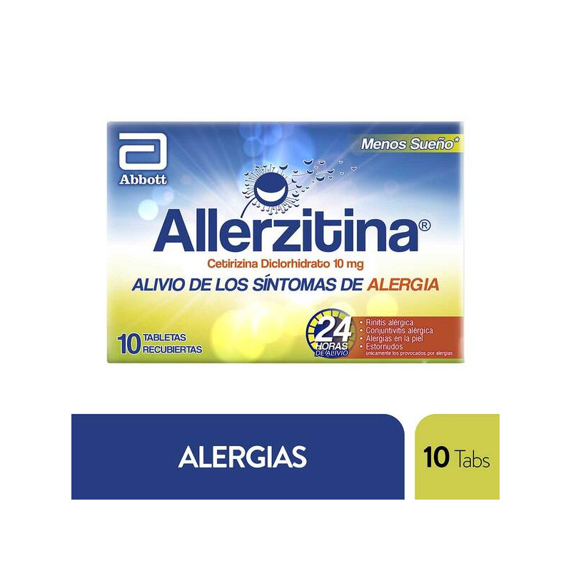 ALLERZITINA 10 MG 10 TABLETAS