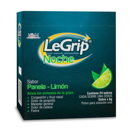 ( ) LEGRIP NOCHE 500 MG. 24 SBS ICOM