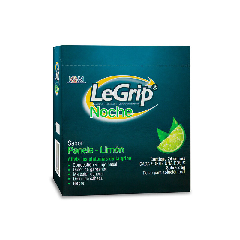 ( ) LEGRIP NOCHE 500 MG. 24 SBS ICOM